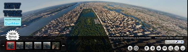 panoramique: ville de new york en panoramique
