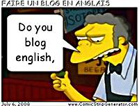 Bloguer en anglais