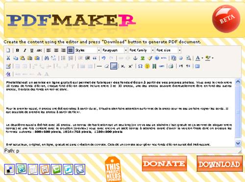 pdf maker en ligne