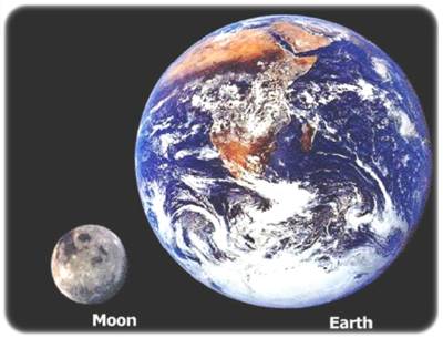 l'infiniment grand terre et lune