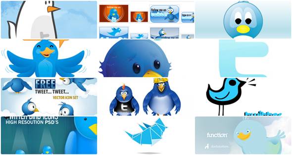 icone twitter gratuits