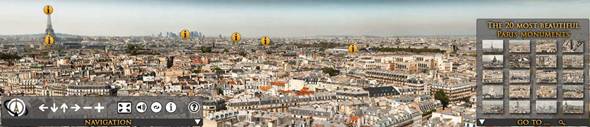 Paris Panoramique en Giga Pixel: Tourisme Virtuel