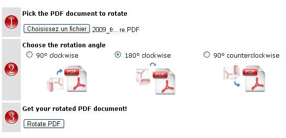 comment faire tourner un pdf