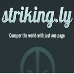 Créer une page internet sur striking.ly